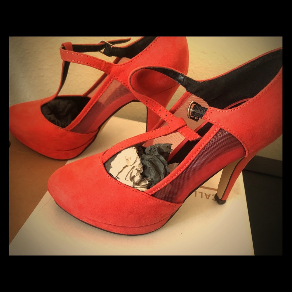Red-Orange Call it Spring Heels